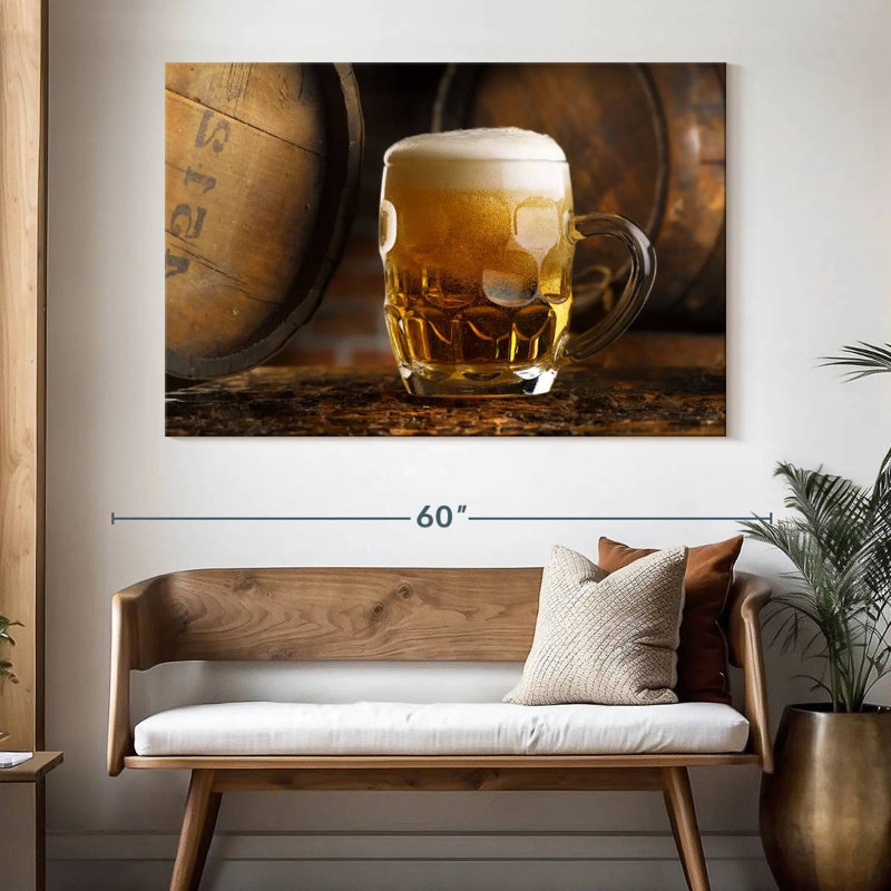 Yarlin Rustic Beer Glass, 34" H x 51" W
