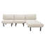 Chaise longue beige
