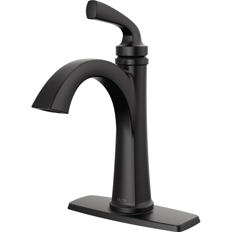 Geist™ Single Handle Bathroom Faucet, Matte Black