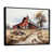 Black Floater Framed