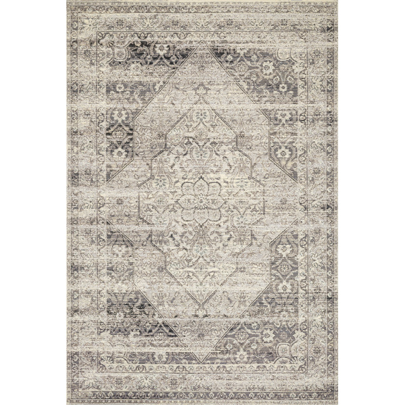 Kiera-Lee Oriental Indoor / Outdoor Rug, Rectangle 2'5" x 4'