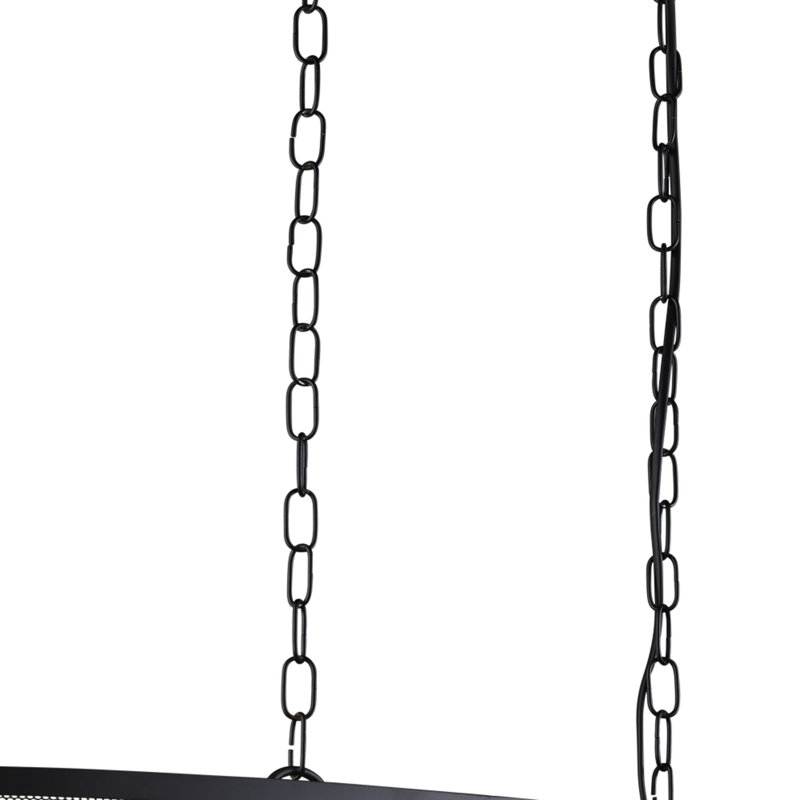 Chico 4-Light Geometric Chandelier, Black