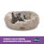 Silentnight Calming Plush Donut Pet Bed-108771584-108771586