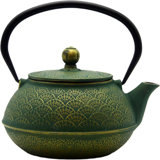 900Ml Cast Iron Tea Kettle Teapot Coated With Enameled Interior