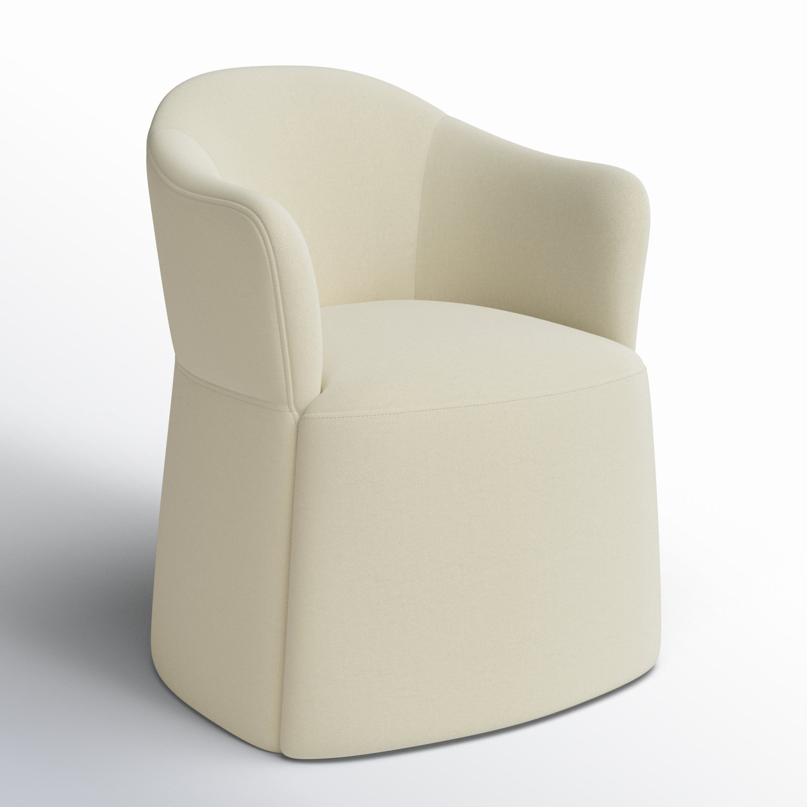 Janina Dining Armchair, Velvet Vesper Nature