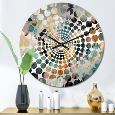 Javana - Horloge murale abstraite
