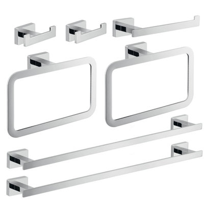 Linntown 7 - Piece Bathroom Hardware Set