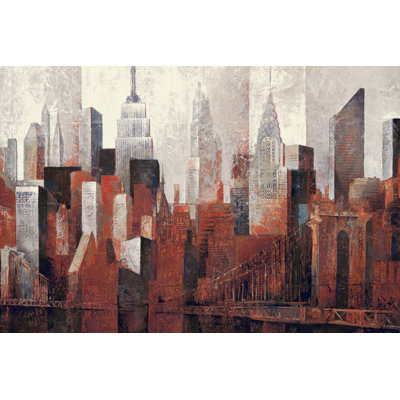 Big Apple Skyline - Wrapped Canvas Print