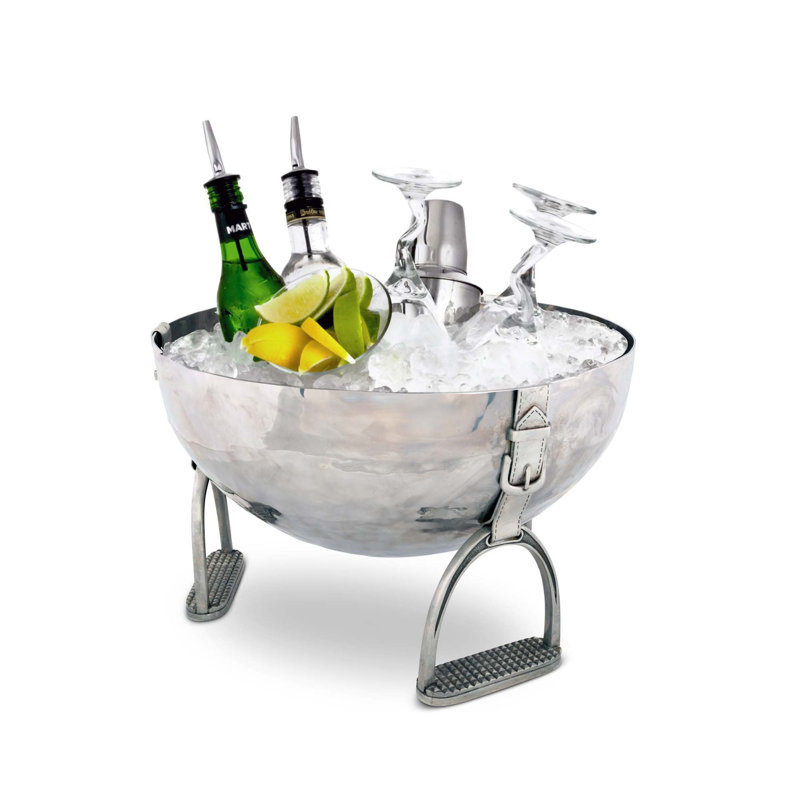 Equestrian Stainless Steel Beverage Tub