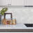11.8" X 12" Recycled Glass Hexagon Polished Mosaic Tile-60758577