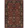 Graziani Oriental Hand-Tufted Wool Burgundy/Black Area Rug