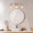 Denroy 3 - Light Dimmable Rose Gold Vanity Light