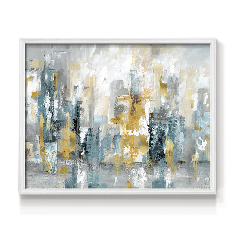 City Views II - Reproduction encadrée - Restickable, H 22 po x l 28 po, Blanc