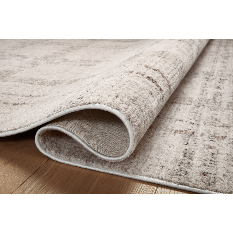 Ivory and Multi Flat Woven Wool Synthetic Rectangular Rug 11'-6" x 15'-7"
