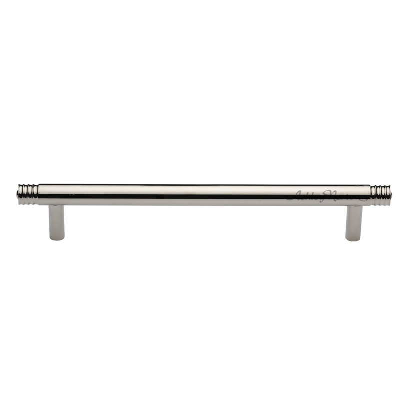 Poignée d'armoire Zurich Ridge, Nickel poli, 8"