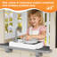  Maisonnette modulaire à 3 portes avec ensemble de cuisine en bois durable et toit imperméable, maisonnette pour enfants de 3 à 8 ans-120786370