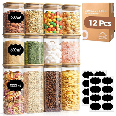 Glass Bulk Food Storage Container