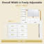 Commode moderne à 8 tiroirs pour la chambre à coucher - Vaste commode de rangement