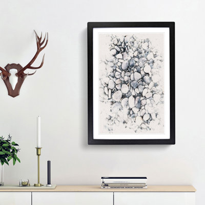 Pebbles - Picture Frame Painting Print