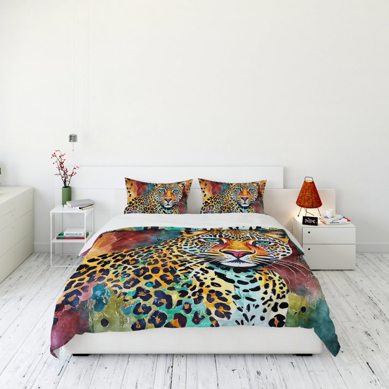 Modern & Contemporary Polyester Duvet Cover, Queen Duvet Cover + 2 Queen Shams