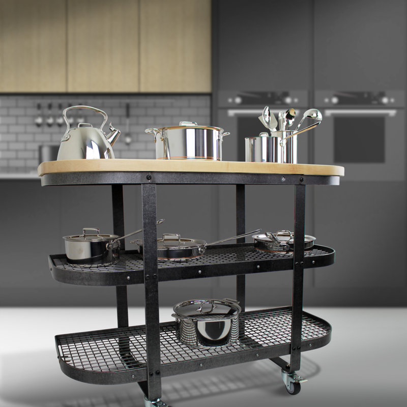 Premier Kitchen Cart Wood