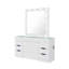 Ensemble coiffeuse blanche avec tabouret-1110702744