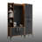 Rutherford Modular Hall Tree & Storage System With Metal Accessories