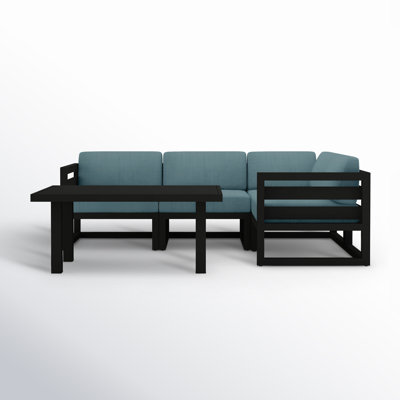 Smith 5 Piece Sectional Seating Group with Sunbrella® Cushions