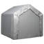 Dakota Fields Storage Tent Grey 1.8x1.8m Galvanised Steel