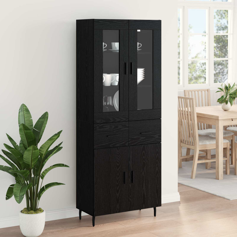 69.5cm Sideboard, Black Oak