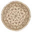 High-Quality Hand-Knotted Ivory Area Rug