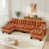 Chenille orange sélectionné