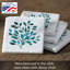 Stoneware Square 4 Piece Coaster Set