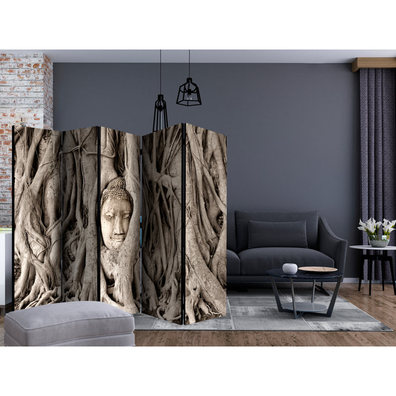 Gaydos 172cm H Folding Room Divider, 5