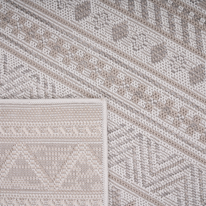 Geometric Indoor / Outdoor Rug, Rectangle 3'11.2" x 5'3"