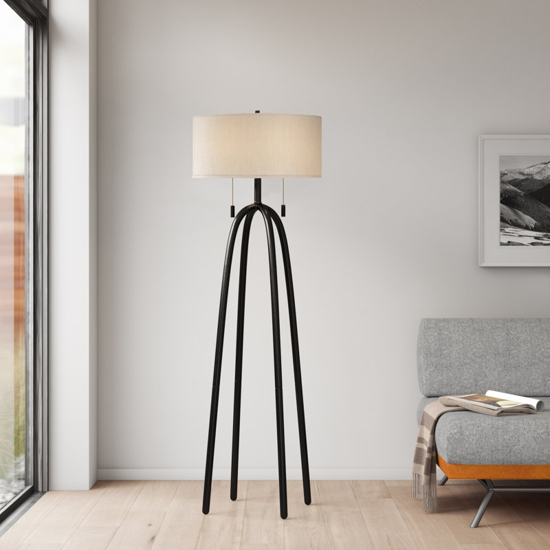 Lampe sur pied nouveauté 61 po Huntsville, Bronze huilé