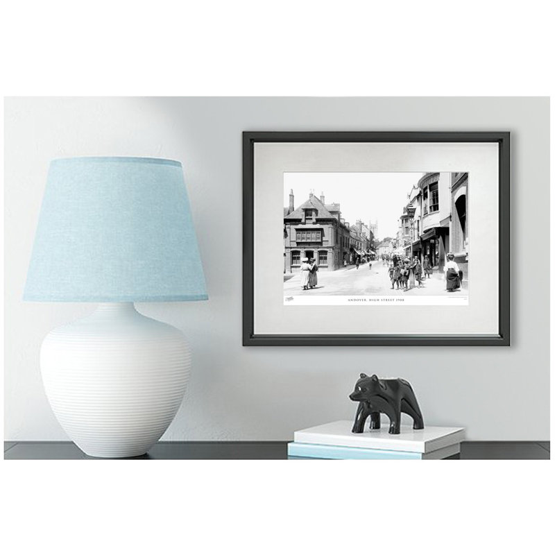 Andover, High Street 1908 by Francis Frith - Single Picture Frame Print, 28cm H x 36cm W x 2.3cm D