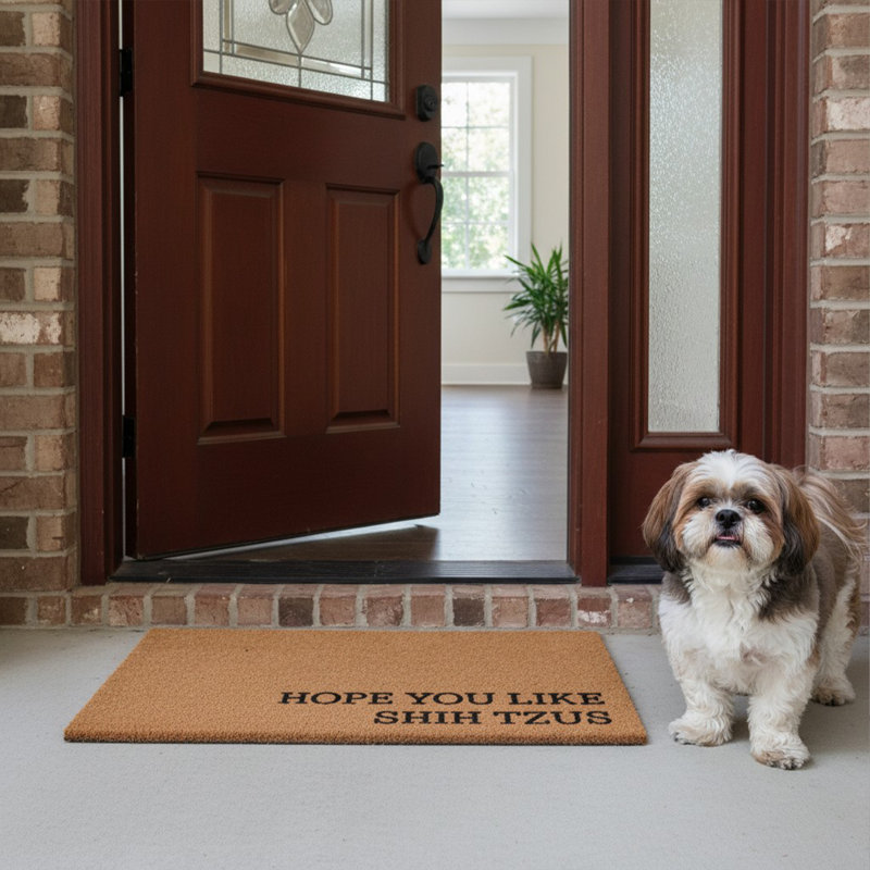 Hope You Like Dobermans Doormat, 17"x29", 24" x 36", Shih tzus