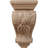 3 1/2"W x 4"D x 7"H Small Grape Corbel, Red Oak (6-Pack)-91124327-120330255