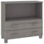 Ebern Designs Sideboard 85X35x80 Cm Solid Wood Pine-70631221