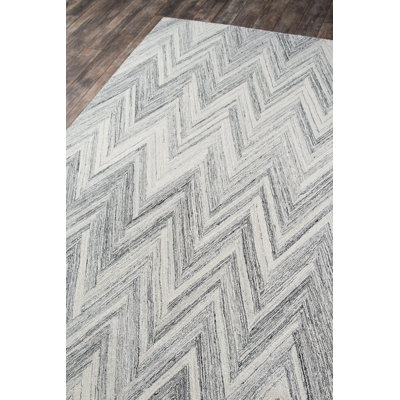 Harmond Wool Chevron Indoor Rug