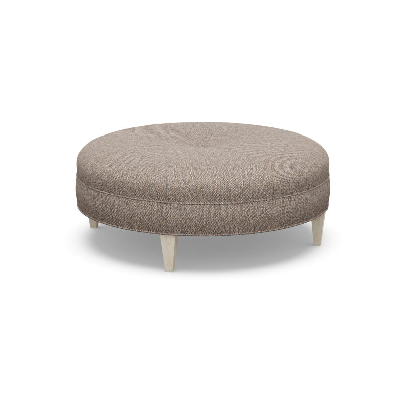 Round Ottoman, 8786-87, Sandstone