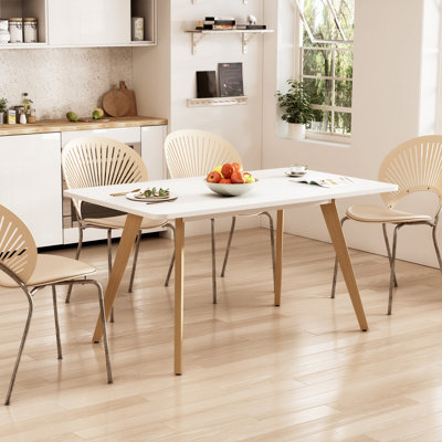 Ingowart Beech Solid Wood Base Dining Table