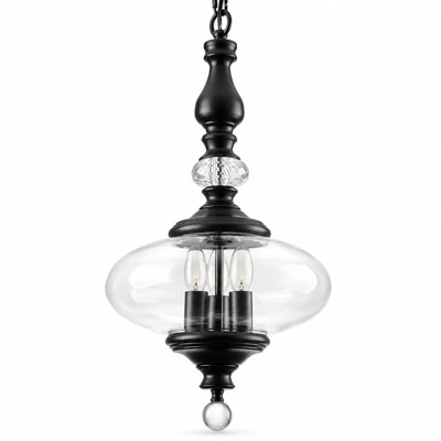 Luminaire suspendu à 3 lumières pour îlot de cuisine l 11,8 po H 23,6 po