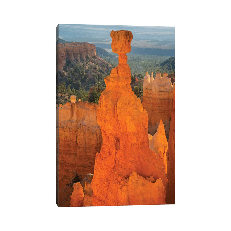 Utah, Bryce Canyon National Park. Thor's Hammer 1 Piece Wrapped Canvas Wall Art, 66.04 cm H x 45.72 cm W x 3.175 cm D