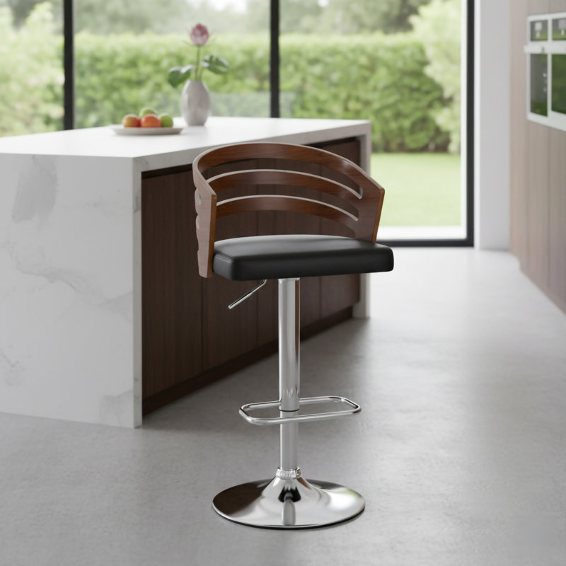 Tabouret de bar rotatif à hauteur ajustable Kaat
