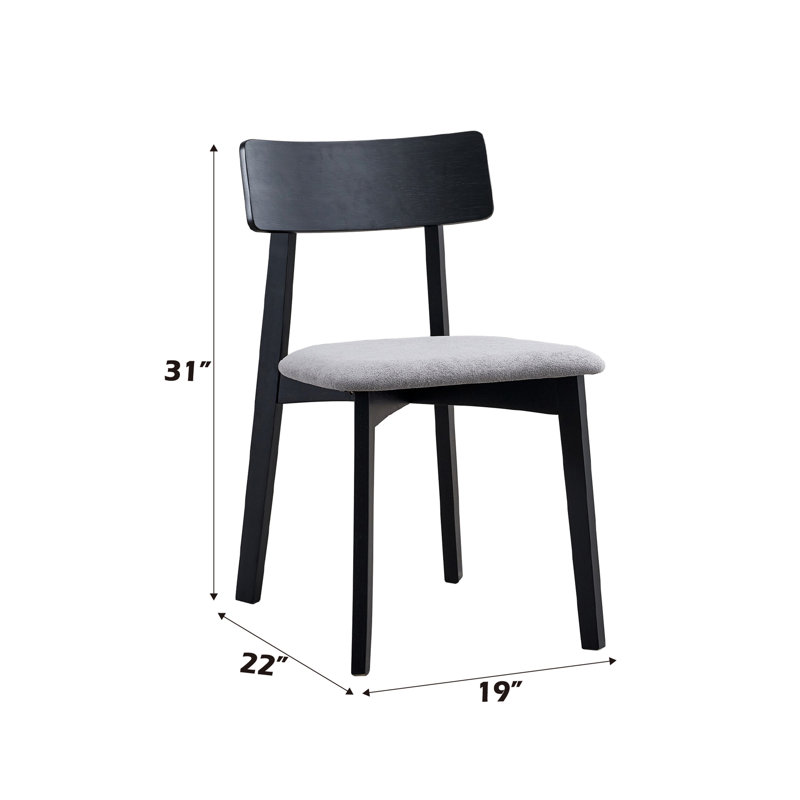Chaise d'appoint en lin véritable