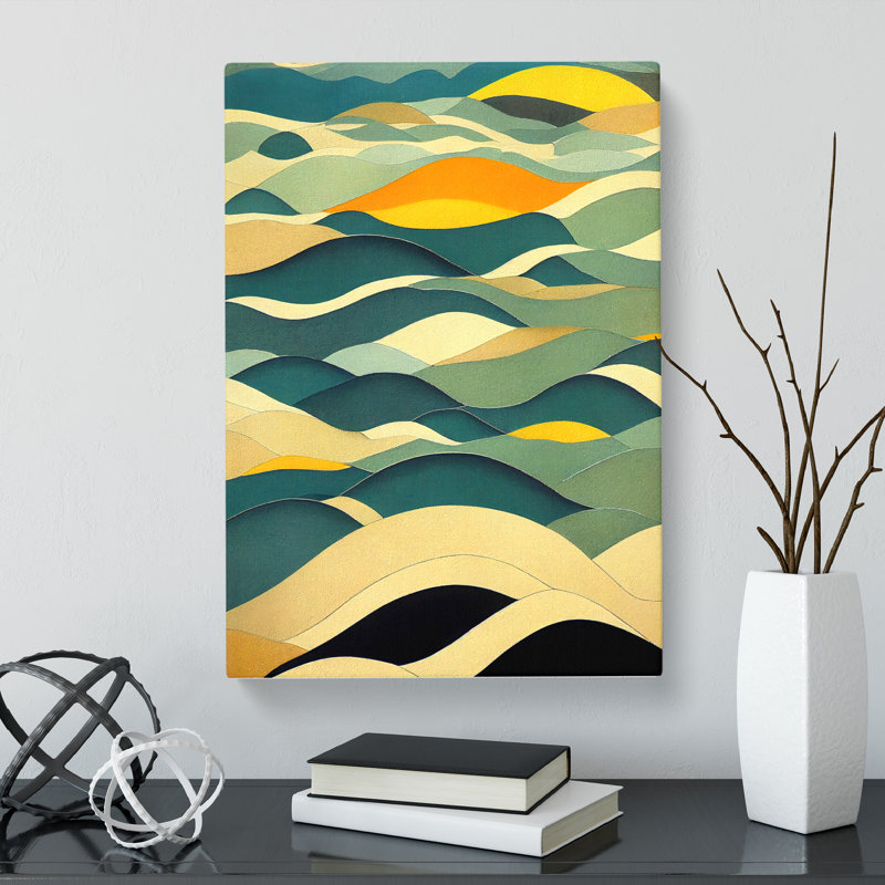 Seascape Abstract Vol.3 - Wrapped Canvas, 50cm H x 35cm W x 3cm D