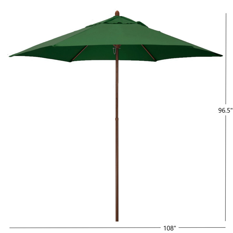 Parasol de marché 108 po Cecil, Hunter