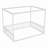 Canopy Frame Floor Bed With Fence, Guardrails-1149976059-1149976060